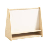 Darrahopens Baby & Kids > Kid's Furniture Jooyes Kids 4 Tier Wooden Display Bookcase With White Board And Storage