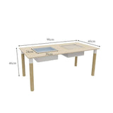 Darrahopens Baby & Kids > Kid's Furniture Jooyes Kids Birch Activity and Sensory Tables