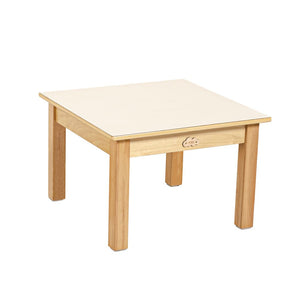 Darrahopens Baby & Kids > Kid's Furniture Jooyes Kids Birch and White Square Table - H58cm