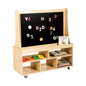 Darrahopens Baby & Kids > Kid's Furniture Jooyes Kids Magnetic Standing Easel White and Black Board