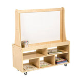 Darrahopens Baby & Kids > Kid's Furniture Jooyes Kids Magnetic Standing Easel White and Black Board