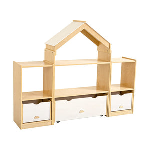 Darrahopens Baby & Kids > Kid's Furniture Jooyes Kids Room Divider Bookcase Display Unit With Drawer