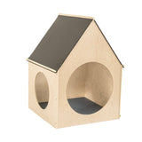 Darrahopens Baby & Kids > Kid's Furniture Jooyes Kids Wooden Cubby House Playhouse With  Blackboard Roof