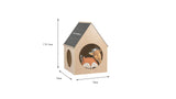 Darrahopens Baby & Kids > Kid's Furniture Jooyes Kids Wooden Cubby House Playhouse With  Blackboard Roof