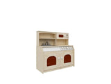 Darrahopens Baby & Kids > Kid's Furniture Jooyes Kids Wooden Play Kitchen 4-in-1