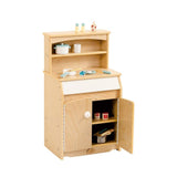 Darrahopens Baby & Kids > Kid's Furniture Jooyes Kids Wooden Play Kitchen Cupboard - H83cm