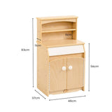 Darrahopens Baby & Kids > Kid's Furniture Jooyes Kids Wooden Play Kitchen Cupboard - H83cm