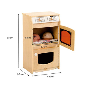 Darrahopens Baby & Kids > Kid's Furniture Jooyes Kids Wooden Play Laundry Set Washing Machine and Dryer - H83cm