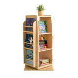 Darrahopens Baby & Kids > Kid's Furniture Jooyes Kids Wooden Revolving Bookcase - H92cm