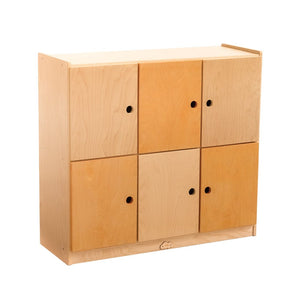 Darrahopens Baby & Kids > Kid's Furniture Jooyes School Bag Locker Storage Cabinet - 6 Doors