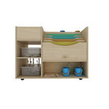 Darrahopens Baby & Kids > Kid's Furniture Jooyes Wooden Art Craft Material Storage Cabinet Trolley