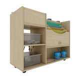 Darrahopens Baby & Kids > Kid's Furniture Jooyes Wooden Art Craft Material Storage Cabinet Trolley