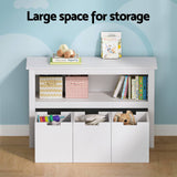 Darrahopens Baby & Kids > Kid's Furniture Keezi Kids Bookshelf 3 Drawers Storage Children Bookcase Toy Organiser Display