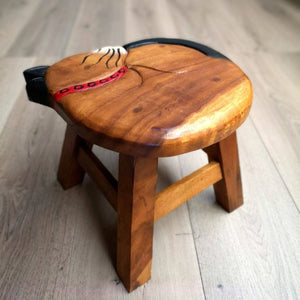 Darrahopens Baby & Kids > Kid's Furniture Kids Wooden Stool Cat