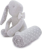 Darrahopens Baby & Kids > Nursing Bubba Blue Grey Soft Cuddles 2Pc Gift Set