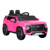 Darrahopens Baby & Kids > Ride on Cars, Go-karts & Bikes Kids Ride On Car Licensed Chevrolet Tahoe Electric Toys Horn Remote 12V Pink