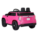 Darrahopens Baby & Kids > Ride on Cars, Go-karts & Bikes Kids Ride On Car Licensed Chevrolet Tahoe Electric Toys Horn Remote 12V Pink