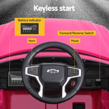 Darrahopens Baby & Kids > Ride on Cars, Go-karts & Bikes Kids Ride On Car Licensed Chevrolet Tahoe Electric Toys Horn Remote 12V Pink