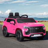 Darrahopens Baby & Kids > Ride on Cars, Go-karts & Bikes Kids Ride On Car Licensed Chevrolet Tahoe Electric Toys Horn Remote 12V Pink