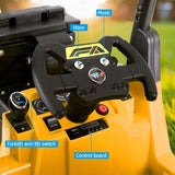 Darrahopens Baby & Kids > Ride on Cars, Go-karts & Bikes Rigo Kids Electric Ride On Car Forklift Loader Toys Cars Horn Remote 12V Yellow