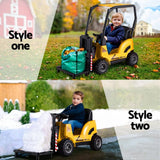 Darrahopens Baby & Kids > Ride on Cars, Go-karts & Bikes Rigo Kids Electric Ride On Car Forklift Loader Toys Cars Horn Remote 12V Yellow