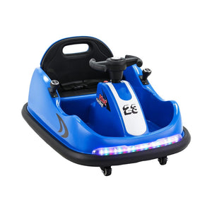 Darrahopens Baby & Kids > Ride on Cars, Go-karts & Bikes Rigo Kids Ride On Car Bumper Kart 6V Electric Toys Cars Remote Control Blue