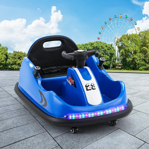 Darrahopens Baby & Kids > Ride on Cars, Go-karts & Bikes Rigo Kids Ride On Car Bumper Kart 6V Electric Toys Cars Remote Control Blue