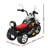 Darrahopens Baby & Kids > Ride on Cars, Go-karts & Bikes Rigo Kids Ride On Car Motorcycle Motorbike Electric Toys Horn Music 6V Black