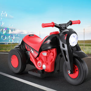 Darrahopens Baby & Kids > Ride on Cars, Go-karts & Bikes Rigo Kids Ride On Car Motorcycle Motorbike with Bubble Maker Electric Toy 6V Red