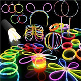 Darrahopens Baby & Kids > Toys 15 GLOW STICKS Party Light Glow In The Dark Rave BRACELETS Disco Bulk 20cm