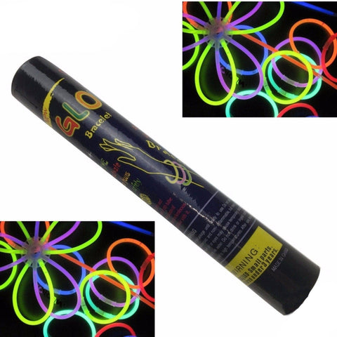 Darrahopens Baby & Kids > Toys 50 GLOW STICKS Party Light Glow In The Dark Rave NECKLACE Disco Bulk