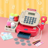 Darrahopens Baby & Kids > Toys Keezi Kids Cash Register Calculator Pretend Play Shops Money Checkout Toys Set