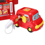 Darrahopens Baby & Kids > Toys Keezi Kids Gas Petrol Station Pumper Pretend Play Toys Car Music Card Playset