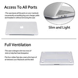 Darrahopens Electronics > Computer Accessories 2020 Macbook Pro 13 Inch Case Plastic Hard Case Shell for 2020 Macbook Pro A2251 A2289 A2179(Claer)