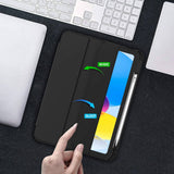 Darrahopens Electronics > Computer Accessories iPad 10th Case 10.9 Inch 2022 with Pencil Holder, Smart iPad Case with Soft TPU Auto Wake Sleep Black