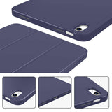 Darrahopens Electronics > Computer Accessories iPad 10th Case 10.9 Inch 2022 with Pencil Holder, Smart iPad Case with Soft TPU Auto Wake Sleep Dark Blue