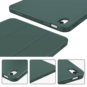 Darrahopens Electronics > Computer Accessories iPad 10th Case 10.9 Inch 2022 with Pencil Holder, Smart iPad Case with Soft TPU Auto Wake Sleep Dark Green