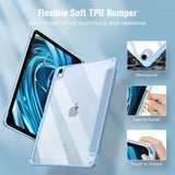 Darrahopens Electronics > Computer Accessories iPad 10th Case 10.9 Inch 2022 with Pencil Holder, Smart iPad Clear Case with Soft TPU Auto Wake Sleep Sky Blue