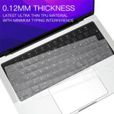 Darrahopens Electronics > Computer Accessories Keyboard Cover Skin For MacBook Air Pro 13 13.6 14 15.3 16 A2442 A2779 A2485 A2780 A2681 A2941 M1 M2 2021 to 2023 Clear