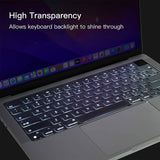 Darrahopens Electronics > Computer Accessories Keyboard Cover Skin For MacBook Air Pro 13 13.6 14 15.3 16 A2442 A2779 A2485 A2780 A2681 A2941 M1 M2 2021 to 2023 Clear