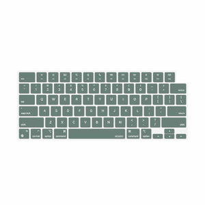 Darrahopens Electronics > Computer Accessories Keyboard Cover Skin For MacBook Air Pro 13 13.6 14 15.3 16 A2442 A2779 A2485 A2780 A2681 A2941 M1 M2 2021 to 2023 Dgreen