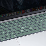 Darrahopens Electronics > Computer Accessories Keyboard Cover Skin For MacBook Air Pro 13 13.6 14 15.3 16 A2442 A2779 A2485 A2780 A2681 A2941 M1 M2 2021 to 2023 Dgreen