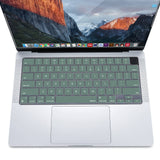 Darrahopens Electronics > Computer Accessories Keyboard Cover Skin For MacBook Air Pro 13 13.6 14 15.3 16 A2442 A2779 A2485 A2780 A2681 A2941 M1 M2 2021 to 2023 Dgreen