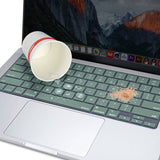 Darrahopens Electronics > Computer Accessories Keyboard Cover Skin For MacBook Air Pro 13 13.6 14 15.3 16 A2442 A2779 A2485 A2780 A2681 A2941 M1 M2 2021 to 2023 Dgreen