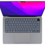 Darrahopens Electronics > Computer Accessories Keyboard Cover Skin For MacBook Air Pro 13 13.6 14 15.3 16 A2442 A2779 A2485 A2780 A2681 A2941 M1 M2 2021 to 2023 Grey