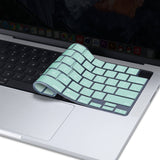 Darrahopens Electronics > Computer Accessories Keyboard Cover Skin For MacBook Air Pro 13 13.6 14 15.3 16 A2442 A2779 A2485 A2780 A2681 A2941 M1 M2 2021 to 2023 Mint Green