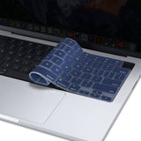 Darrahopens Electronics > Computer Accessories Keyboard Cover Skin For MacBook Air Pro 13 13.6 14 15.3 16 A2442 A2779 A2485 A2780 A2681 A2941 M1 M2 2021 to 2023 Navy Blue