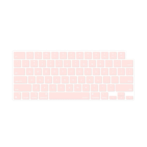 Darrahopens Electronics > Computer Accessories Keyboard Cover Skin For MacBook Air Pro 13 13.6 14 15.3 16 A2442 A2779 A2485 A2780 A2681 A2941 M1 M2 2021 to 2023 Pink