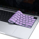 Darrahopens Electronics > Computer Accessories Keyboard Cover Skin For MacBook Air Pro 13 13.6 14 15.3 16 A2442 A2779 A2485 A2780 A2681 A2941 M1 M2 2021 to 2023 purple