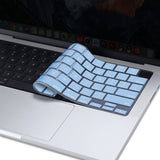 Darrahopens Electronics > Computer Accessories Keyboard Cover Skin For MacBook Air Pro 13 13.6 14 15.3 16 A2442 A2779 A2485 A2780 A2681 A2941 M1 M2 2021 to 2023 Sky Blue